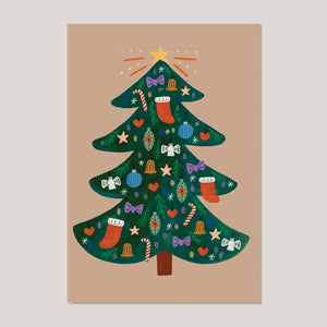 Daria Solak | Christmas Tree Card