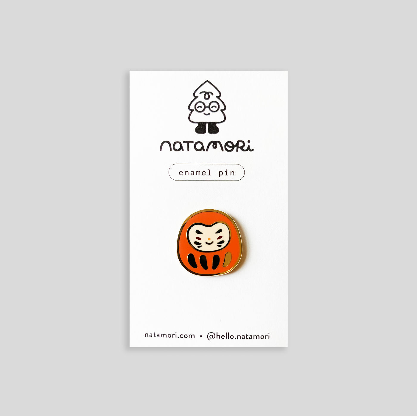 Natamori | Pin Badge - Daruma