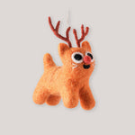 Elliot Kruszynski for Wrap | 'Rudy Cat Reindeer' Felt Decoration