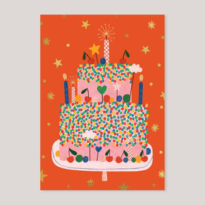 Daria Solak | Celebration Cake Card