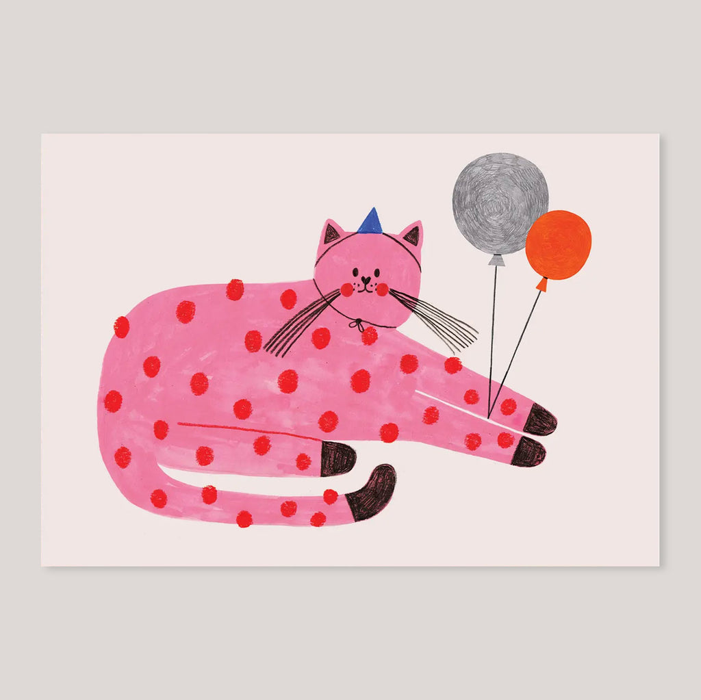 Daria Solak | Pink Cat Card