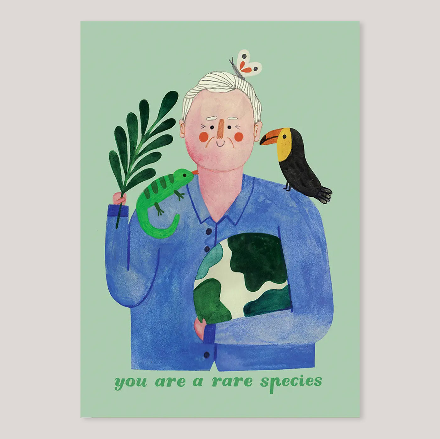 Daria Solak | Sir David Attenborough Card