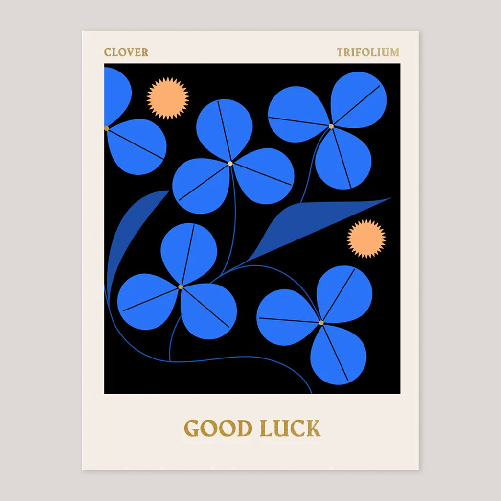 Darling Clementine | Columbia Road - Clover - Good Luck Card