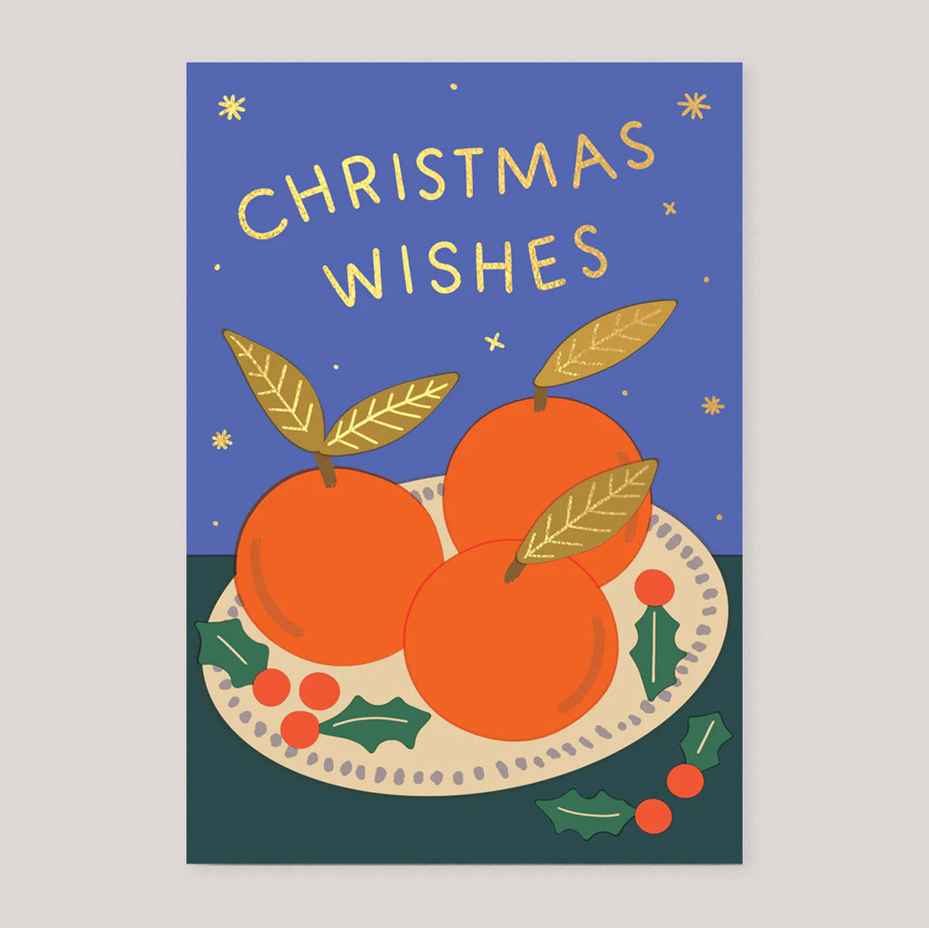 Elena Boils For Wrap | 'Christmas Wishes' Card