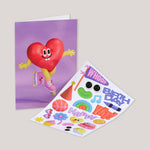 Eva Cremers | Heart Kids Sticker Card