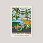Kirkgate Market A5 Postcard | Ellie Way No