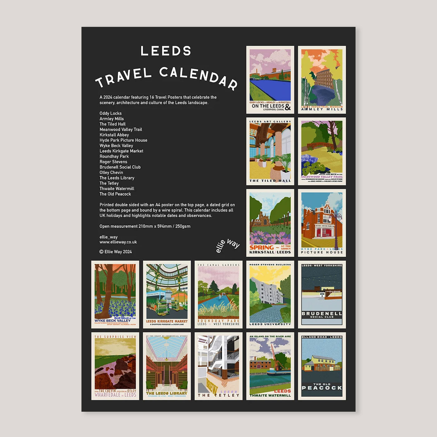 Ellie Way | Leeds Travel Calendar 2024