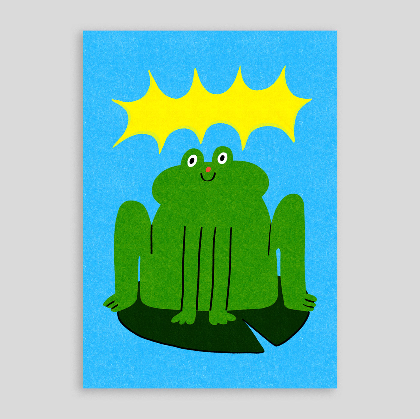 Florence Poppy Dennis  | Frog A4 Print
