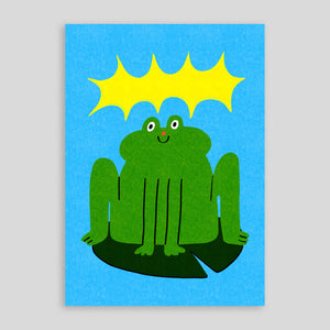 Florence Poppy Dennis  | Frog A4 Print