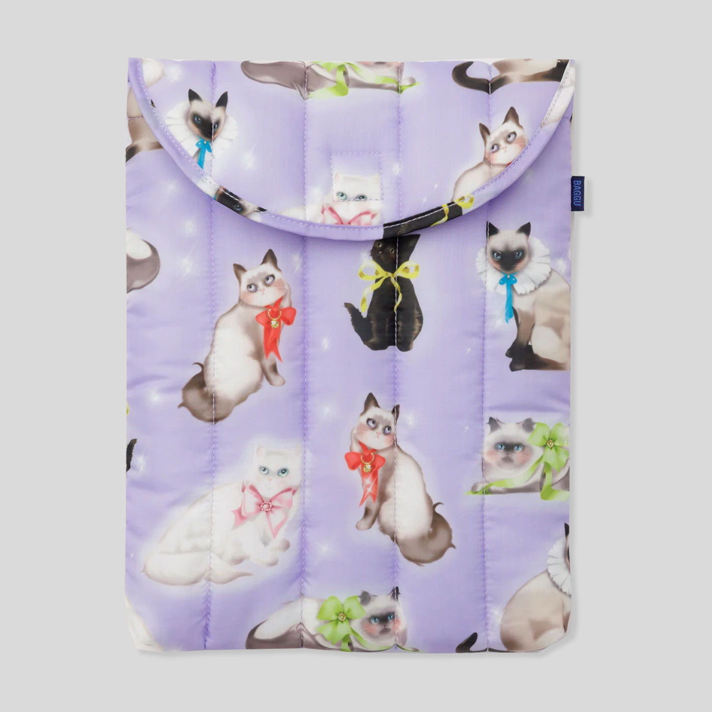 Baggu Puffy Laptop Sleeve 13"/14" | Fancy Cats
