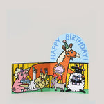Alice Bowsher | Farmyard Birthday Fold Out Card