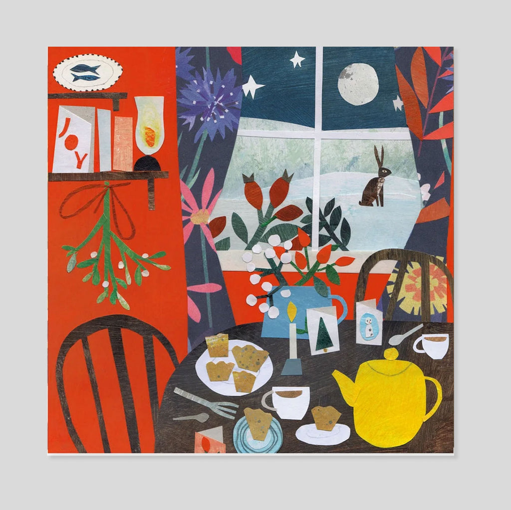 Clover Robin | Festive Teatime Card