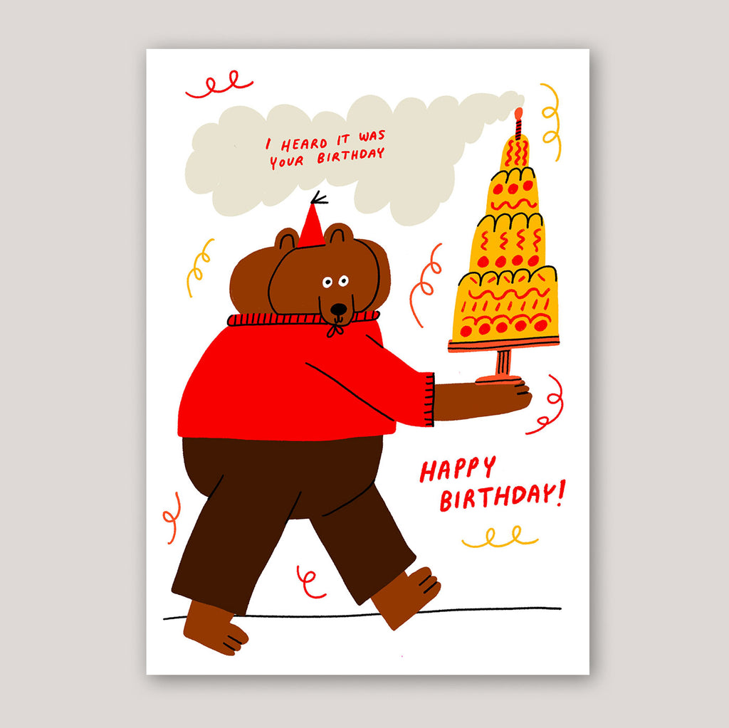 Florence Poppy Dennis | I Heard It Was Your Birthday Card