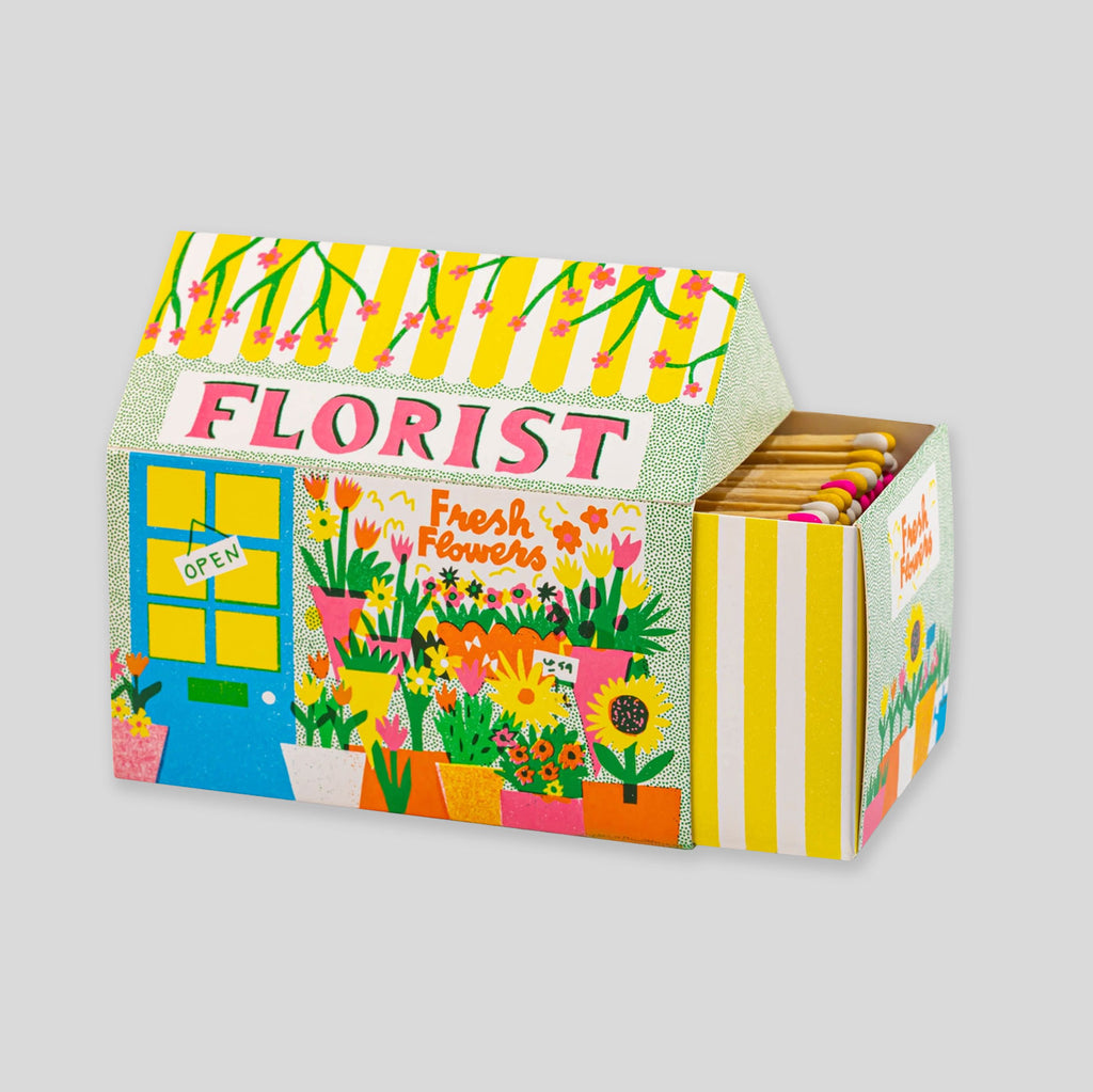 Florist House Matches |  The Printed Peanut for Archivist Gallery