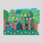 Momoe Narazaki  for Wrap | 'Happy Birthday Forest Surprise' Card