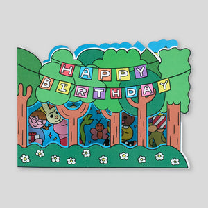 Momoe Narazaki  for Wrap | 'Happy Birthday Forest Surprise' Card
