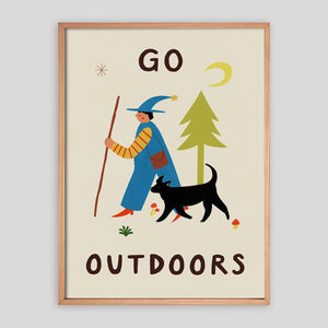 Little Black Cat | Go Outdoors Print