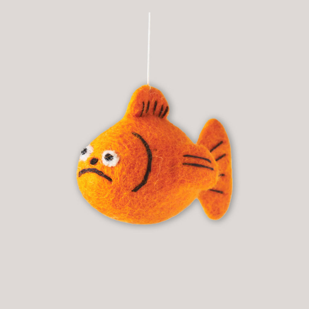 Holly St Clair for Wrap | 'Goldfish' Felt Decoration