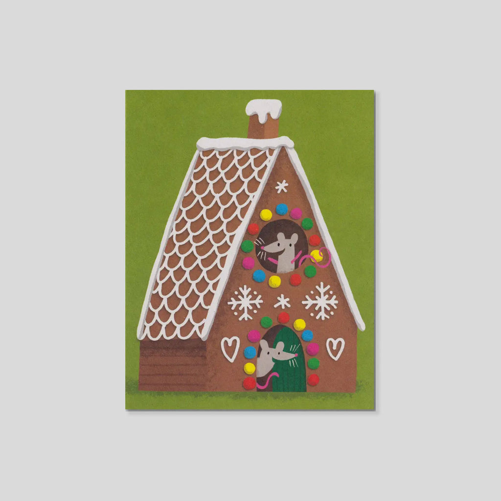 Lisa Jones Studio  | Gingerbread House Mini Card