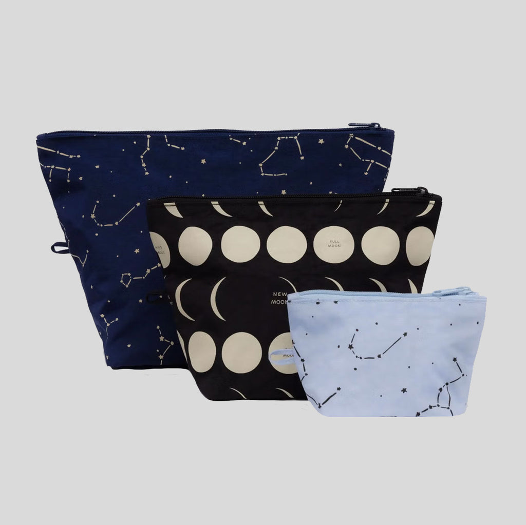 Baggu Go Pouch Set | Night Sky