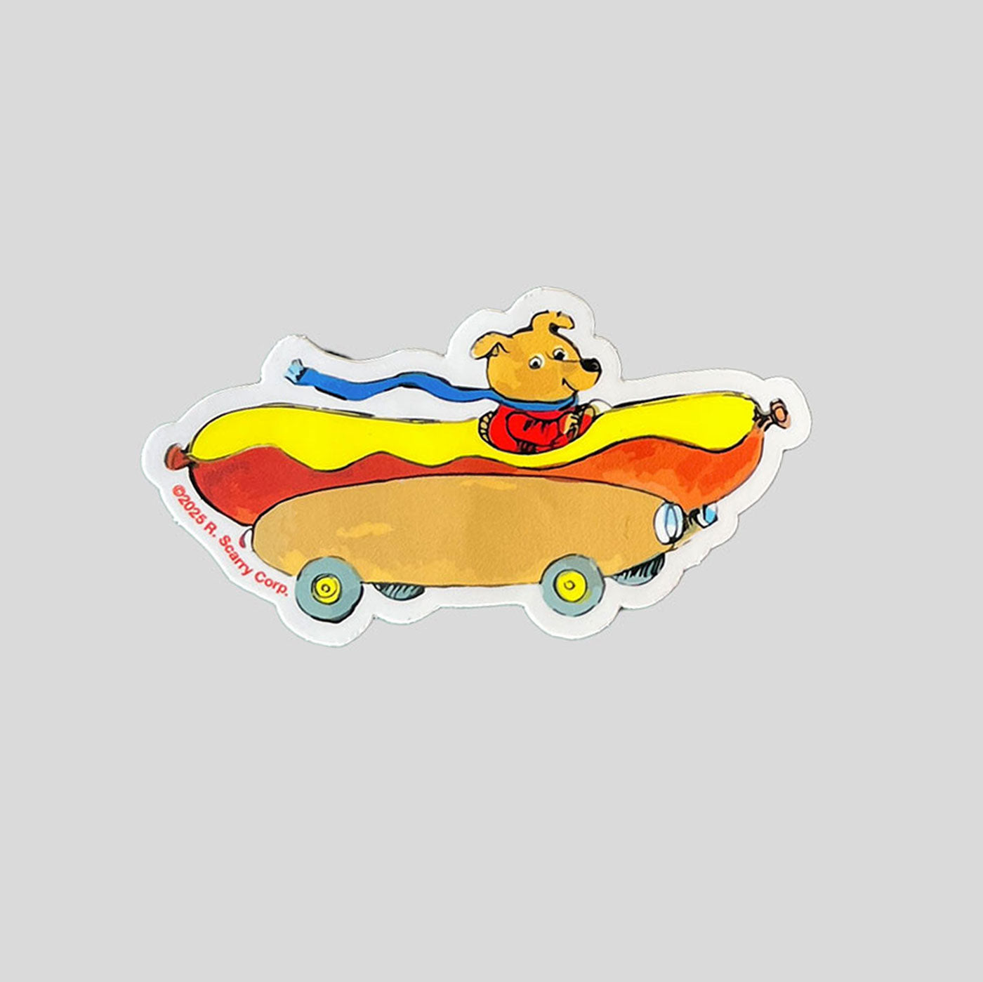 3P4 X Richard Scarry®  | Hotdog Car - Magnet