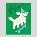 Odile Ferraille For Wrap | Happy Birthday Skateboard Greeting Card