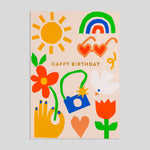 Myriam Van Neste for Lagom |Happy Birthday Sunshine Collage Card