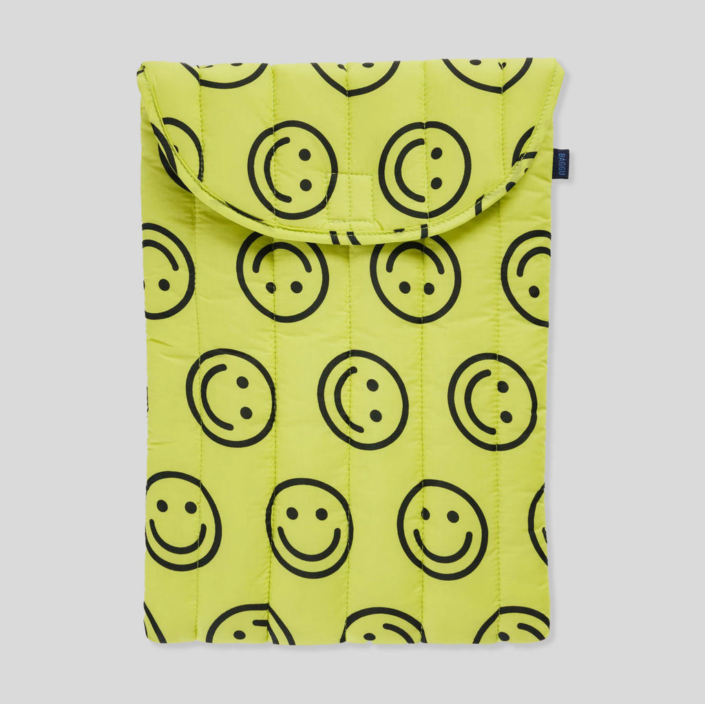 Baggu Puffy Laptop Sleeve 16" |Yellow Happy (Copy)