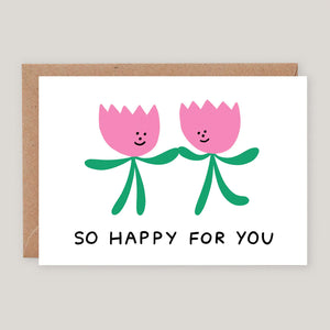 Holly St Clair For Wrap | 'So Happy for You' Card