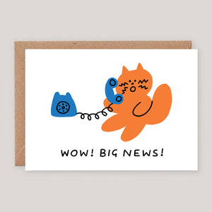 Holly St Clair For Wrap | 'Wow! Big News' Card