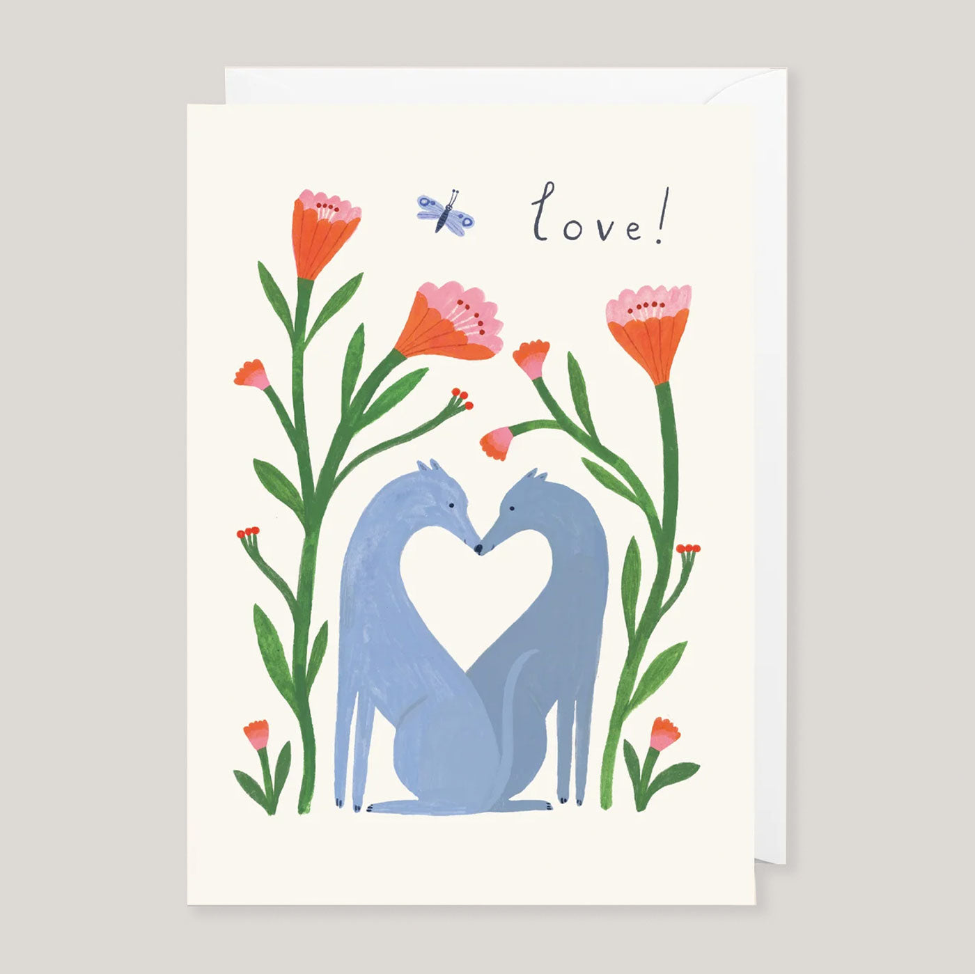 Holsen Studio | Long Dog Love Card | Colours May Vary 
