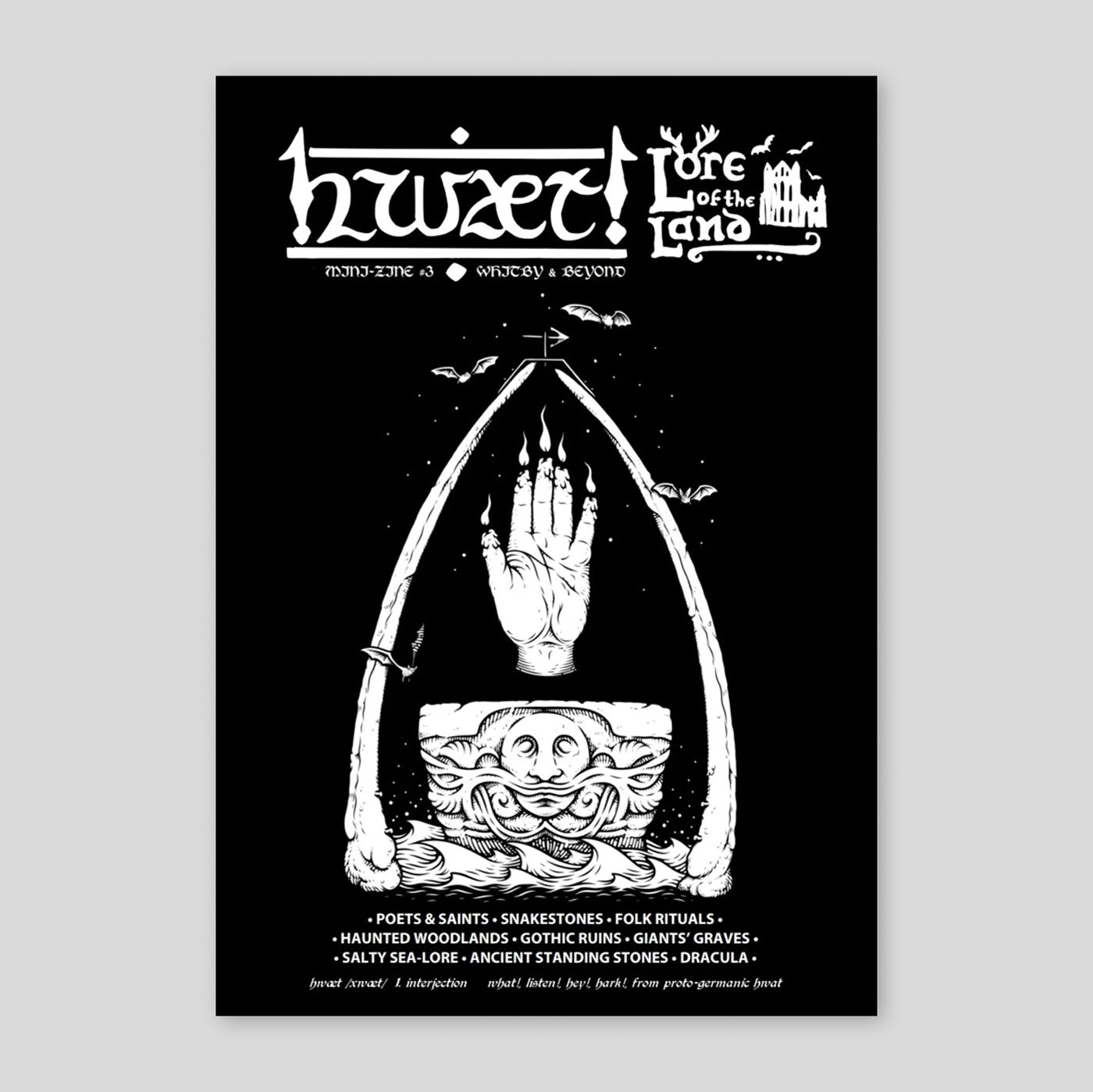 Hwæt Mini Zine #3 | Lore of the Land | Whitby