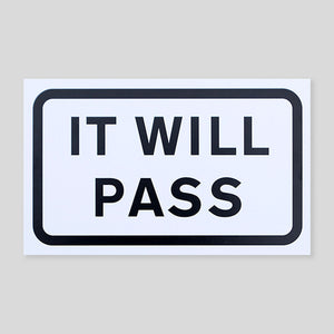 It Will Pass Postcard | Paul Wolterink