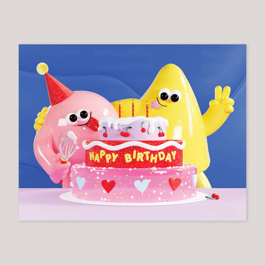 Eva Cremers For Wrap | 'Big Birthday Cake' Card