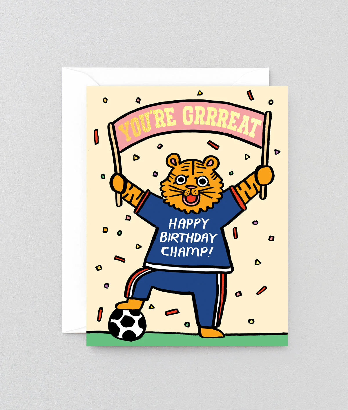 Alice Bowsher For Wrap | 'You're Grrreat' Card