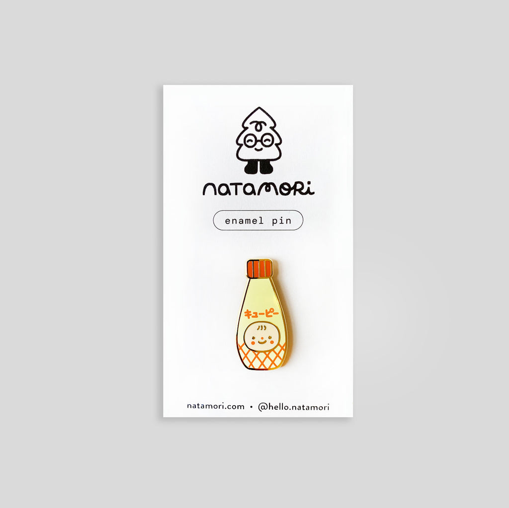Natamori | Pin Badge -Kewpie Mayo