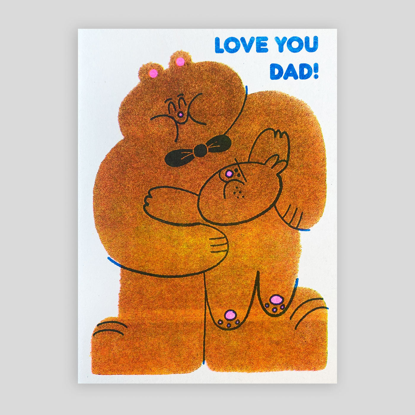 Rebecca Buchanan | Love You Dad Bear Hug Card