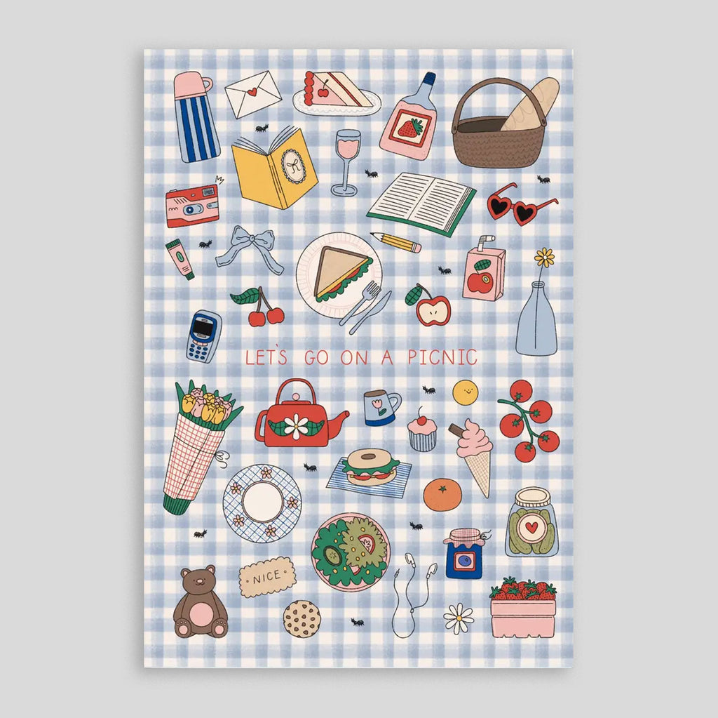 Hollie Fuller | Let's Go On A Picnic A3 Print