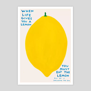 David Shrigley | When Life Gives You Lemons Postcard