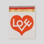 Love Heart Giant Matches |  Alexander Girard for Archivist Gallery