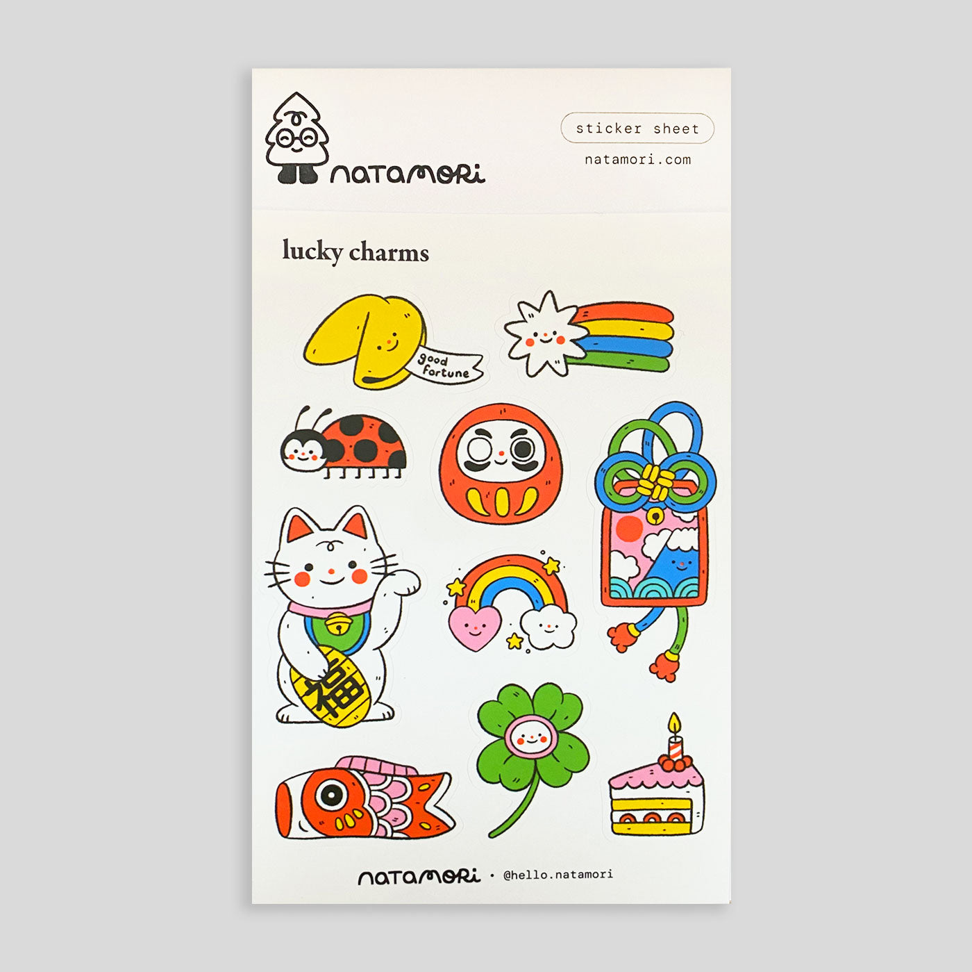 Natamori | Sticker Sheet - Lucky Charms