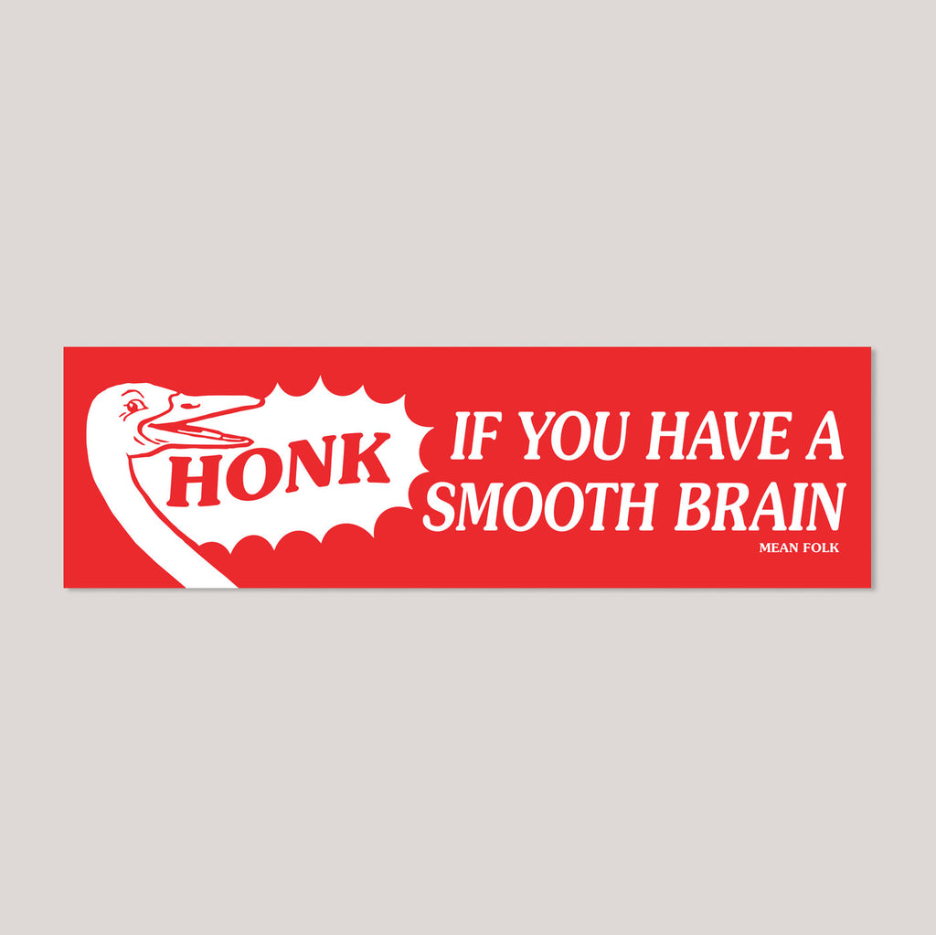 HONK! Bumper Sticker | Mean Folk