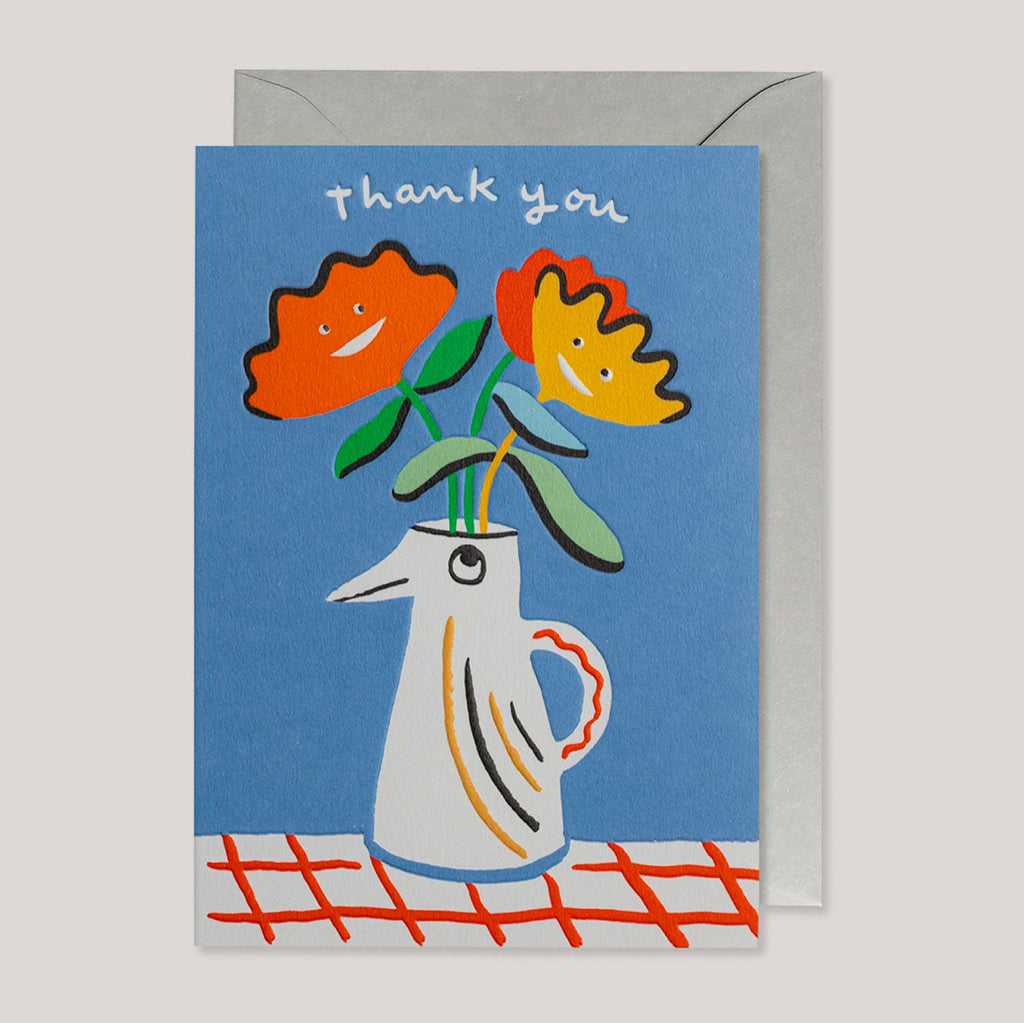 Marie Assénat for Lagom | Happy Flowers Thank You Card