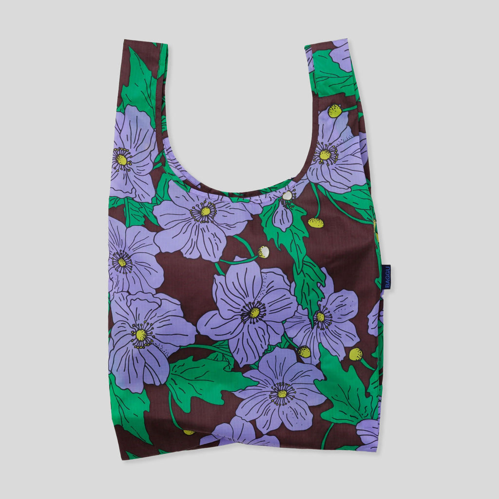 Standard Baggu | Maroon Poppy