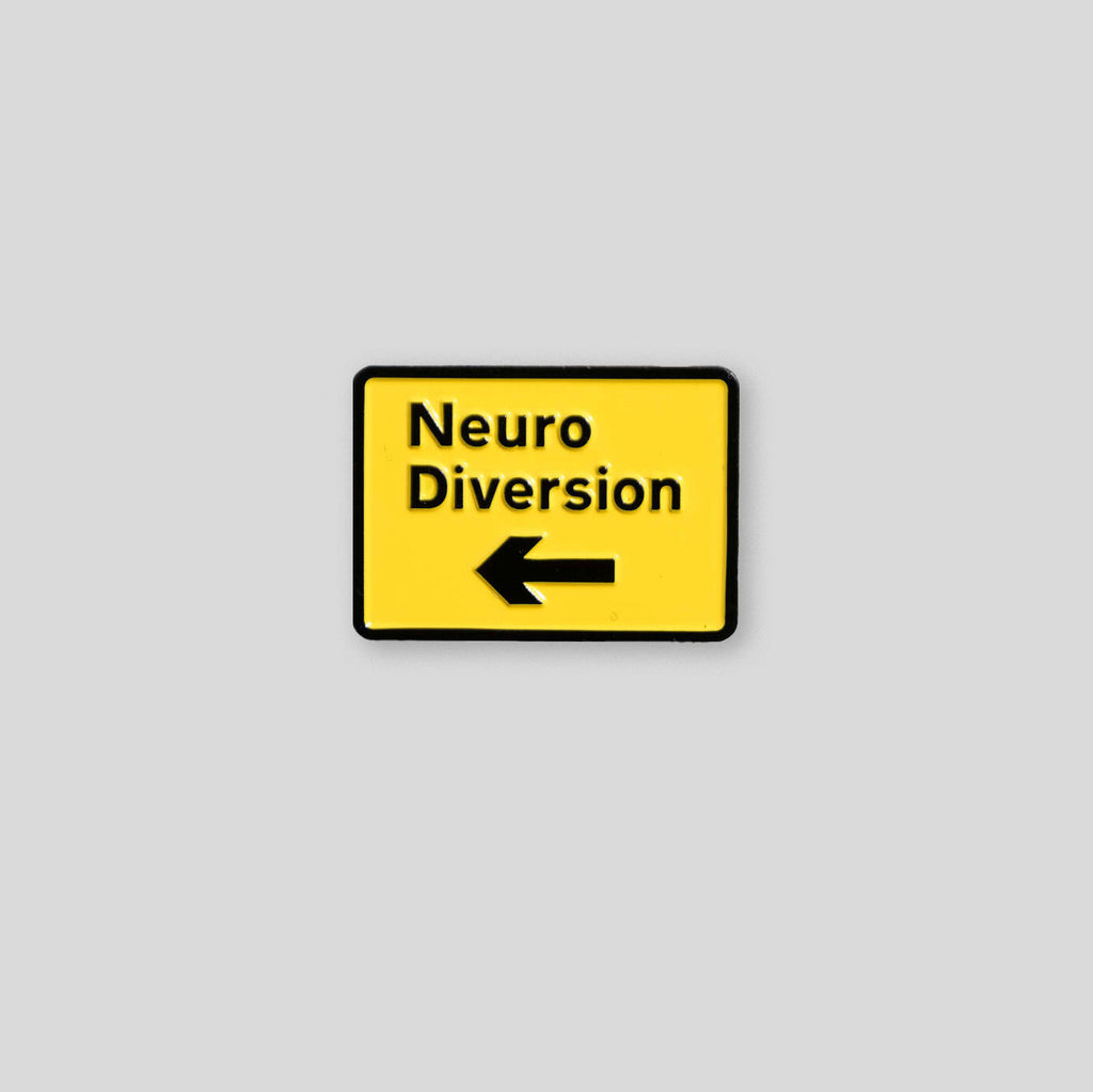 Neuro Diversion Enamel Pin Badge  | Paul Wolterink