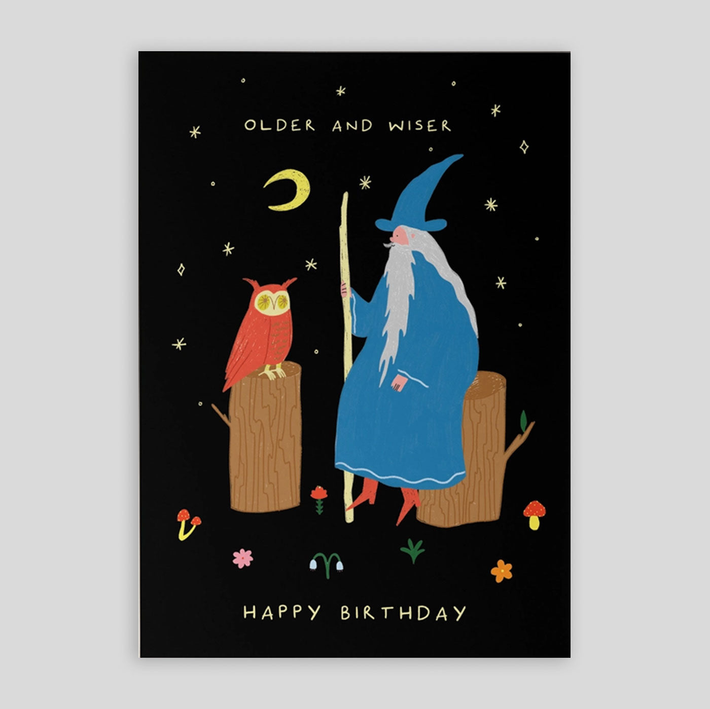 Little Black Cat | Older & Wiser Card