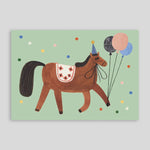 Daria Solak | Party Horse Card