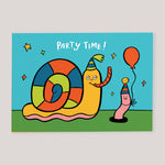 Hattie Clark | 'Party Time Snail' Card