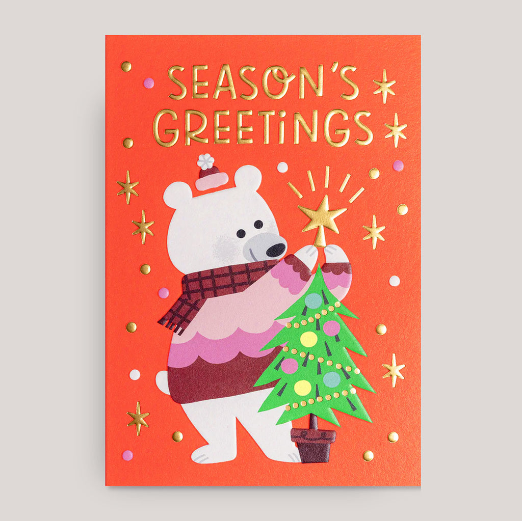 Mei Støyva For Lagom | Polar Bear Season’s Greetings Card