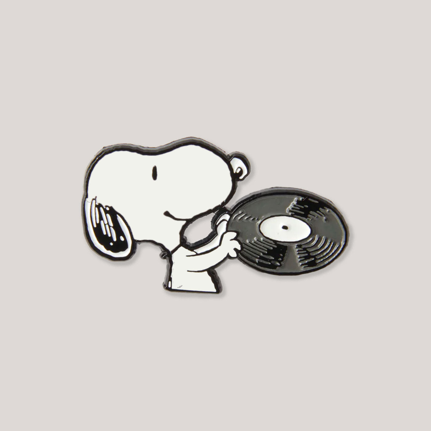 Peanuts x Magpie Enamel Pins | Peanuts Music is Life Enamel Pin - Records